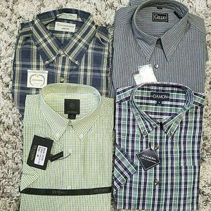 Lot of 4 Mens Shirts Size Medium NEW